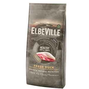 ELBEVILLE DOG LARGE HIPS & JOINTS FRESH DUCK sausā suņu barība Pīle 11.4kg